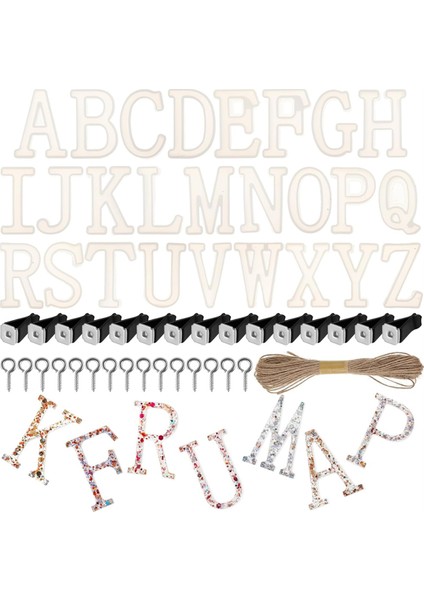 Silikon Alfabe Kalıpları Yapım Kitleri (Yurt Dışından)