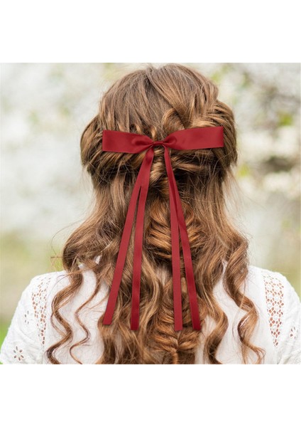 Kadınlar Için 20 Adet Saç Fiyonkları, Uzun Kuyruklu Saç Kurdelesi Saç Fiyonkları (Yurt Dışından) modelleri