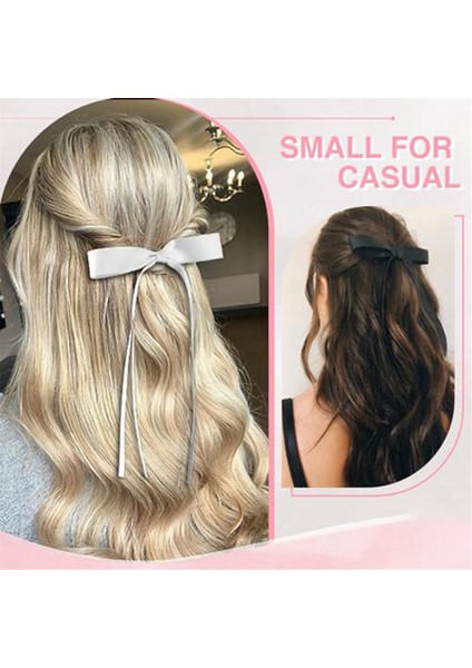 Kadınlar Için 6 Adet Saç Fiyonku, 4 Küçük + 2 Büyük Boy Saç Kurdelesi A (Yurt Dışından) fırsatları