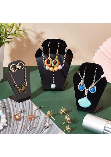 3 Paket Akrilik Kolye Sergileme Standı Küpe Sergileme Rafı (Yurt Dışından) indirimleri