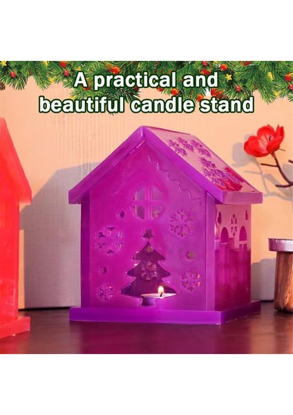 Eklemeli Mum Evi Noel Silikon Kalıp (Yurt Dışından) fiyatları