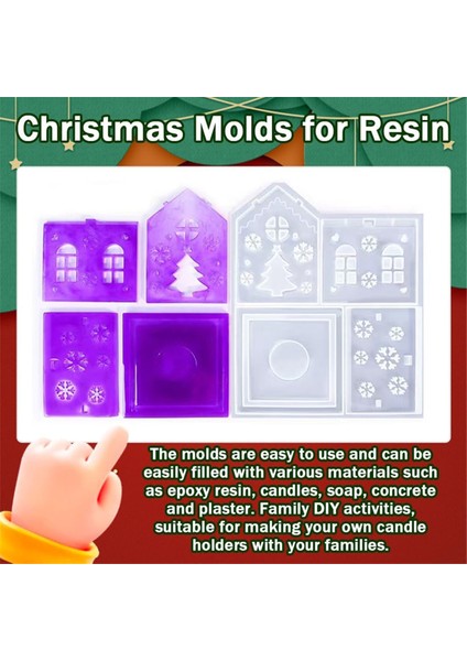 Eklemeli Mum Evi Noel Silikon Kalıp (Yurt Dışından) fırsatları