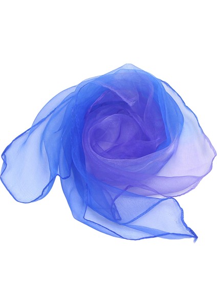 Kraliyet Mavisi-Degrade Renk Küçük Eşarp, Dans Performansı (Yurt Dışından)