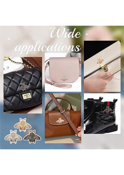 Dekoratif Klips Tokaları Retro Bee Dekoratif Çanta Tokası Klipsleri B (Yurt Dışından) modelleri