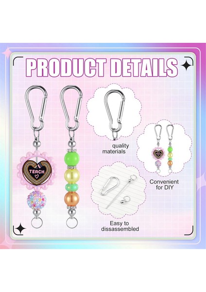 Boncuklu Anahtarlık Çubukları Gümüş Boncuklu Anahtarlık Toplu Dıy Boş Anahtarlık (Yurt Dışından) modelleri