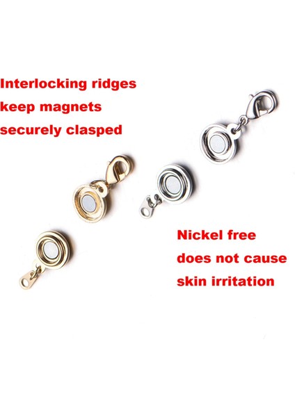 Manyetik Mücevher Tokaları Vidalama Sistemi Istakoz Tokası 4 Adet (Yurt Dışından) indirimleri