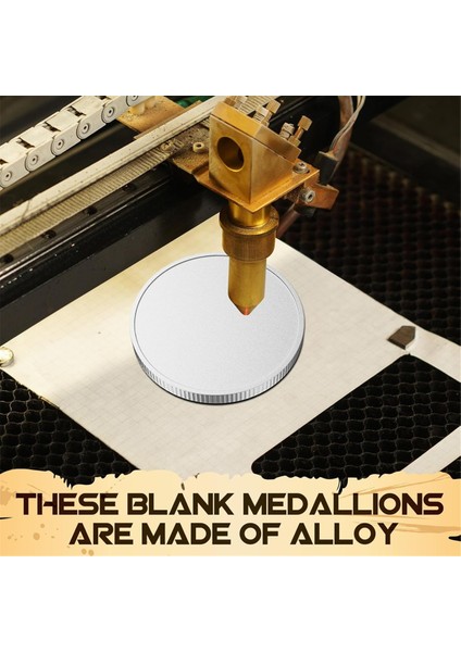 6 Adet Boş Lazerle Kazınmış Desenler Gümüş (Yurt Dışından) fırsatları