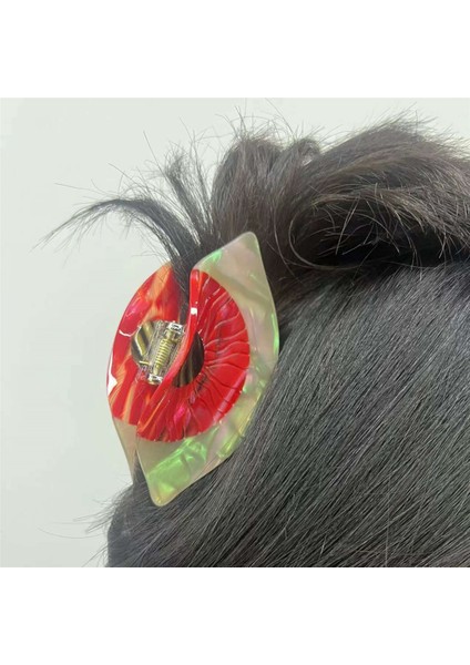 Kadınlar Için Sevimli Asetat Hayvan Saç Tokası Saç Pençesi Aracı Stil A (Yurt Dışından)