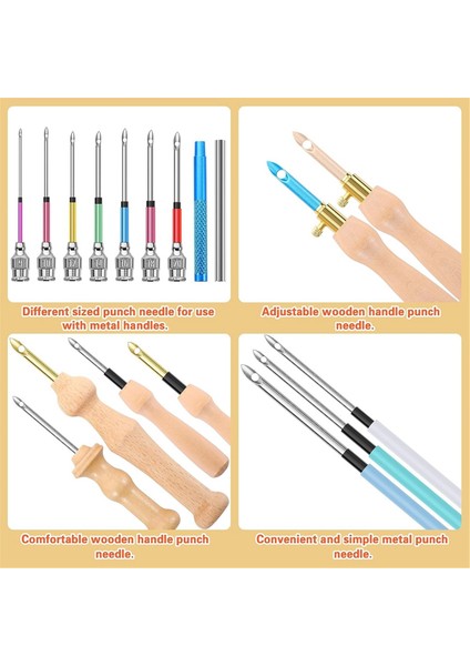 23 Adet Delme Iğnesi Seti Yetişkinler Için Ayarlanabilir Ahşap Delme Iğnesi Seti (Yurt Dışından) fiyatları