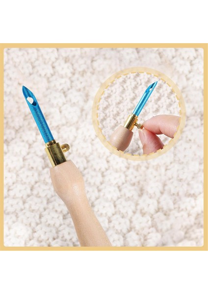 23 Adet Delme Iğnesi Seti Yetişkinler Için Ayarlanabilir Ahşap Delme Iğnesi Seti (Yurt Dışından) fırsatları