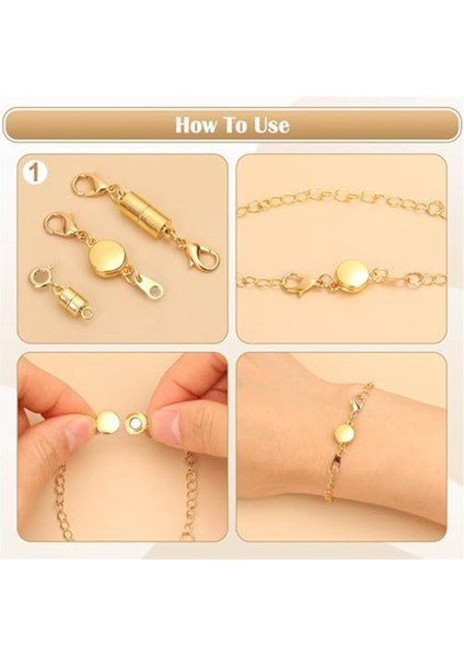 24 Adet 3 Stil Manyetik Kolye Tokaları Kapatmaları Takı Yapımı Için (Yurt Dışından) fiyatları