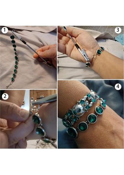 3 Adet Bilezik Aracı Mücevher Yardımcısı Eller Bilezik Yardımcısı Mücevher Tokası (Yurt Dışından) fırsatları