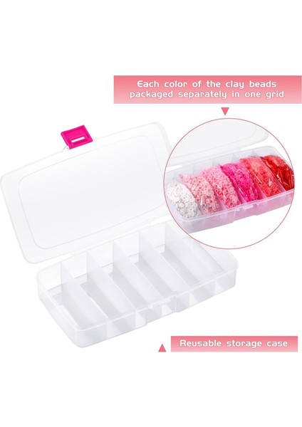 6000 Adet Bilezik Yapımı Için Kil Boncuklar Polimer Kil Boncuklar Pembe (Yurt Dışından) modelleri