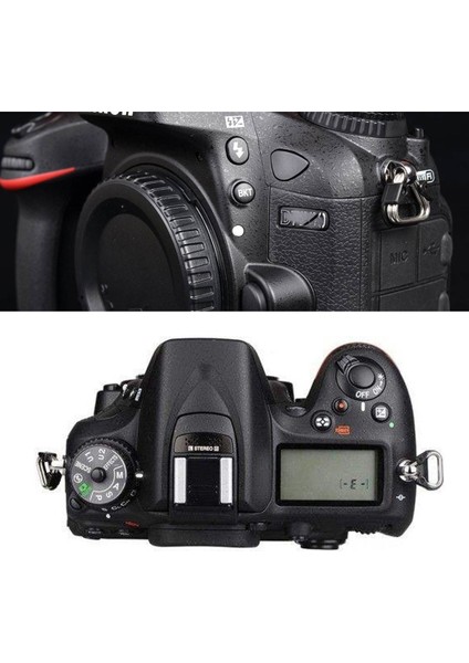10 Adet Kamera Pabucu Halkası Kamera Askısı Üçgen Bölünmüş Halka Kanca Fujifilm Için Lecia Için Nikon Için Canon Için Olympus Dslr Için (Yurt Dışından)