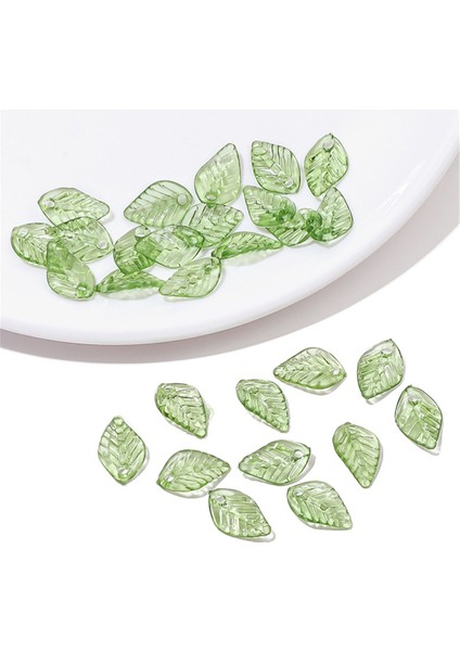 500 Adet Akrilik Ağaç Yaprakları Takı Yapımı Için Dıy Boncuk Malzemeleri (Yurt Dışından) modelleri