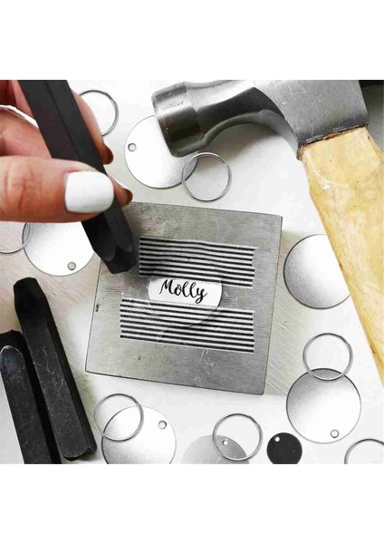 55 Adet Metal Damgalama Boş Etiketler (Yurt Dışından) indirimleri