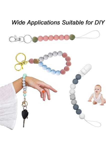 150 Adet Silikon Boncuk Toplu Yuvarlak Boncuk Takı Yapımı Için Büyük Boncuklar (Yurt Dışından) modelleri