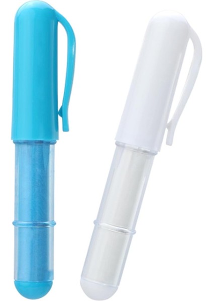 Yorgan ve Dikiş Için Yeniden Doldurulabilir Tebeşir Kalemleri Mavi+Beyaz A (Yurt Dışından)