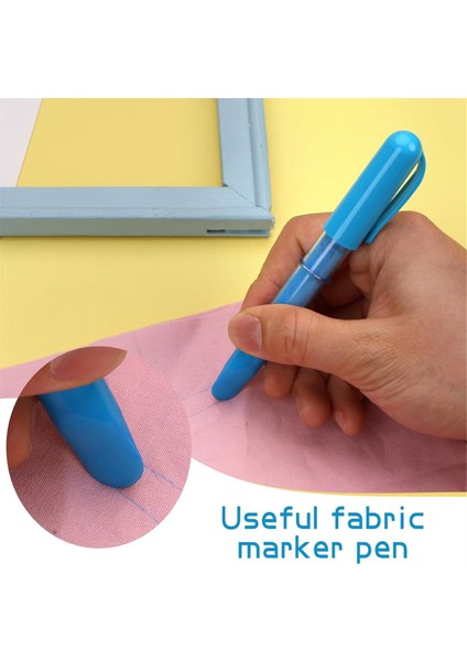 Yorgan ve Dikiş Için Yeniden Doldurulabilir Tebeşir Kalemleri Mavi+Beyaz A (Yurt Dışından) fırsatları