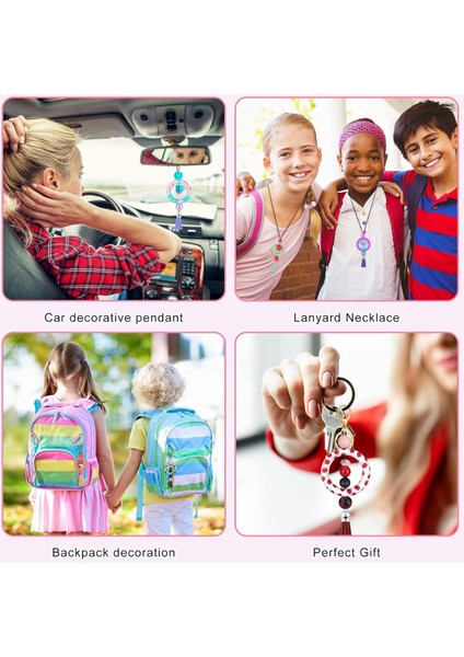 65MM Yuvarlak Silikon Boncuk Halkası ve Dıy Anahtarlık Için Anahtarlık Püskülü (Yurt Dışından) modelleri