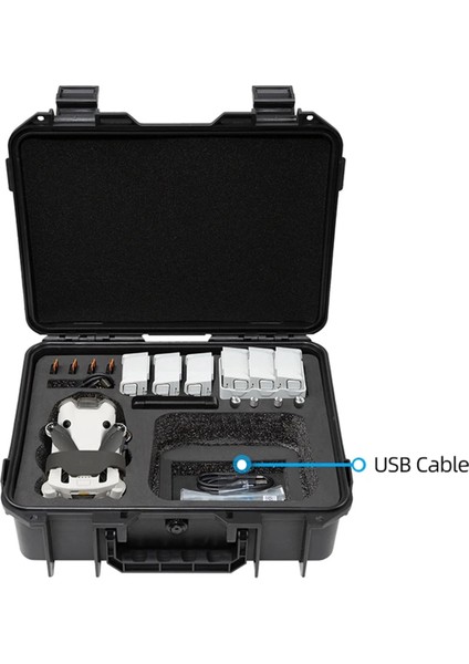 Djı Mini 4 Pro Saklama Kutusu Mini 4 Pro Patlamaya Dayanıklı Kılıf Taşınabilir Su Geçirmez Kutu Sert Kabuk Büyük Kapasiteli Kılıf (Yurt Dışından) fırsatları