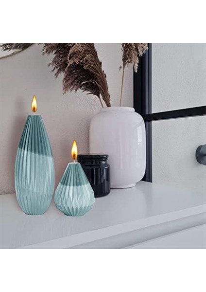 Silikon Mum Kalıpları Dıy 3D Geometrik Armut Şişe Şekilli Kalıp 2 Adet (Yurt Dışından) fiyatları