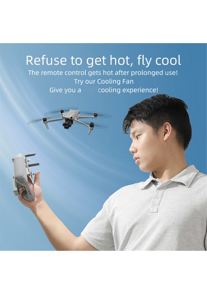 Drone Rc Soğutma Fanı Djı Mini 3 Pro/djı Air 3 Rc 2/n1/n2 Uzaktan Kumanda Radyatör Isı Djı Mini 2/mavic Air 2(B) (Yurt Dışından)