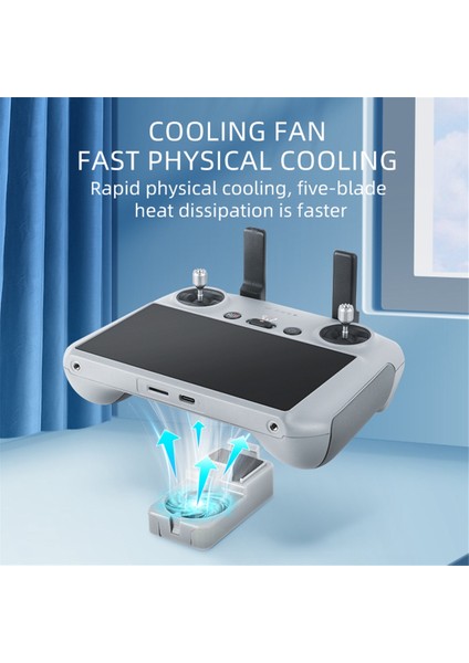 Drone Rc Soğutma Fanı Djı Mini 3 Pro/djı Air 3 Rc 2/n1/n2 Uzaktan Kumanda Radyatör Isı Djı Mini 2/mavic Air 2(B) (Yurt Dışından)