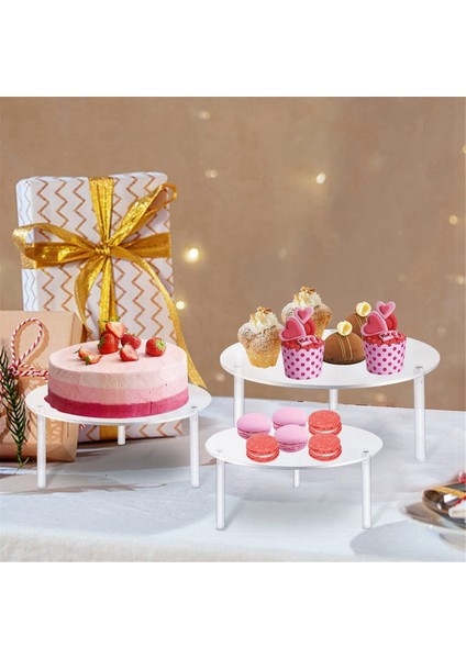 3 Paket Şeffaf Akrilik Kek Standları Kek Standı Kek Tutucu (Yurt Dışından) indirimleri
