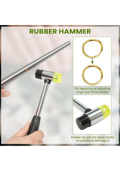 Yüzük Ölçü Aleti 27 Parça Daire Modelleri ile Mandrel Ölçme Aleti (Yurt Dışından) modelleri