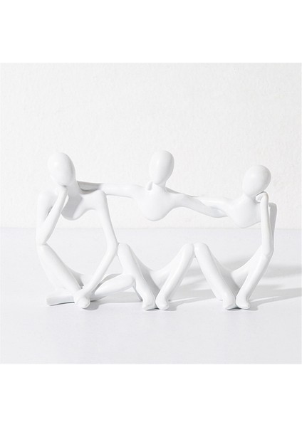 Iskandinav Soyut Mini Altın Figürler Heykel Heykeli Ev B (Yurt Dışından) fiyatları