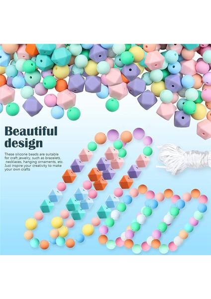 Silikon Boncuklar Dıy Kolye Bilezik Takı Için Silikon Gevşek Boncuklar (Yurt Dışından) indirimleri