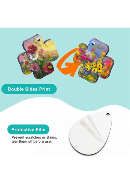 32 Adet Süblimasyon Küpe Boşlukları (Yurt Dışından) modelleri