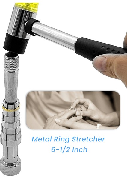 Metal Halka Gerdirici 6-12 Inç Parmak Düğün Bandı Ayarlama Aracı (Yurt Dışından) modelleri