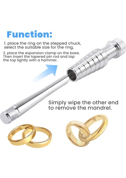 Metal Halka Gerdirici 6-12 Inç Parmak Düğün Bandı Ayarlama Aracı (Yurt Dışından) indirimleri