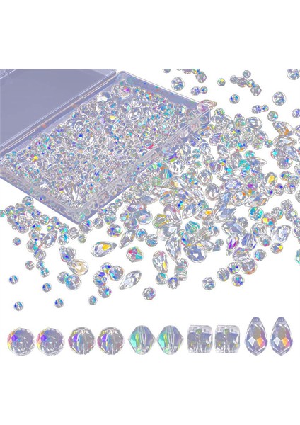 Toplu Cam Boncuklar Dıy Kolye Bilezik Küpe (Yurt Dışından)