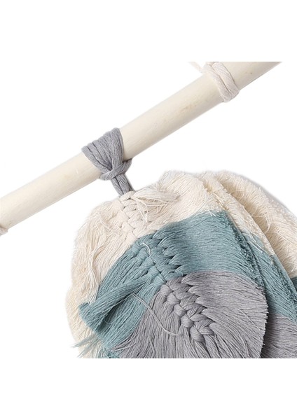 Yaprak Şeklinde Makrome Duvar Askısı Pamuklu Dokuma El Yapımı Duvar Dekoru C (Yurt Dışından) indirimleri