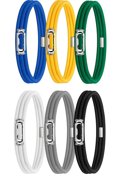 6 Adet Çöp Kutusu Bantları Kordon Ayarlanabilir 8-33 Galon Çöp Kutularına Uygun (Yurt Dışından)