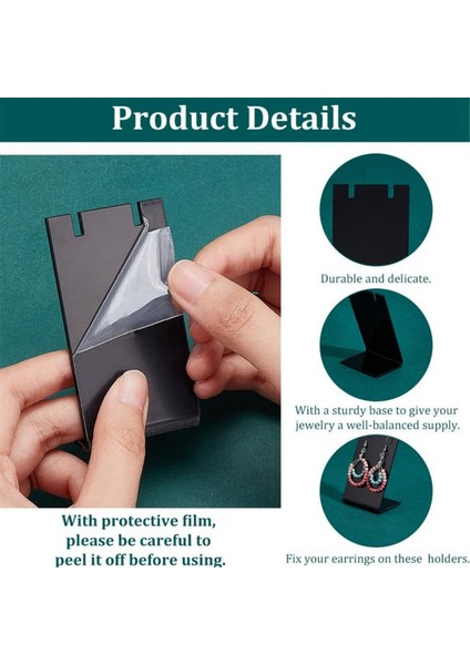 10 Adet Akrilik Kulak Çivisi Küpe Sergileme Rafı Düzenleyici Standı L Şeklinde (Yurt Dışından) fırsatları