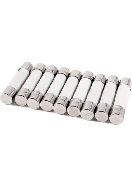 10 Adet 250V 30A 6X30MM Silindirik Seramik Boru Sigorta Bağlantısı (Yurt Dışından)