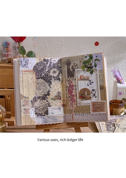 Retro Ilham Serisi Retro El Kitabı Dekoratif Destek Kağıdıf (Yurt Dışından) modelleri