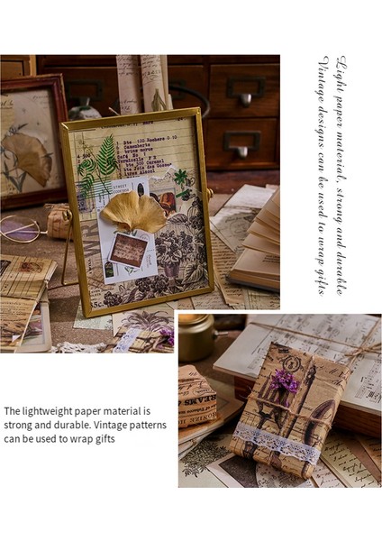 Retro Ilham Serisi Retro El Kitabı Dekoratif Destek Kağıdıf (Yurt Dışından) fırsatları