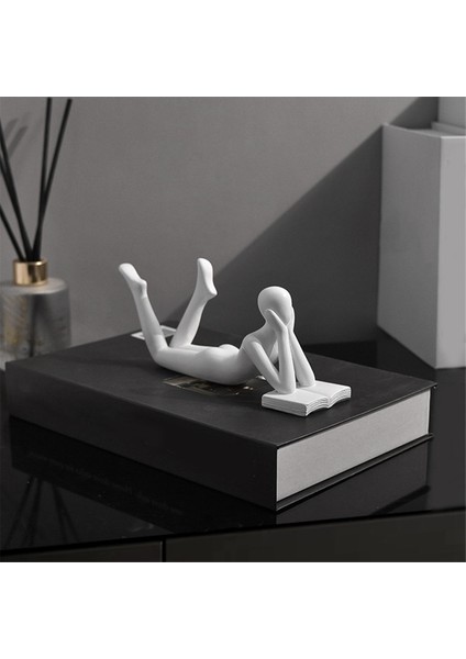 Heykel Modern Sanat Süsleme Ev Ofis Dekor El Sanatları Beyaz B (Yurt Dışından) modelleri