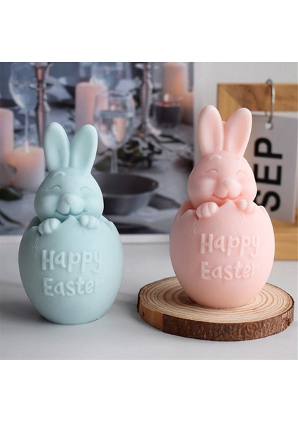 3D Yumurta Kabuğu Tavşan Silikon Mum Kalıbı (Yurt Dışından) modelleri