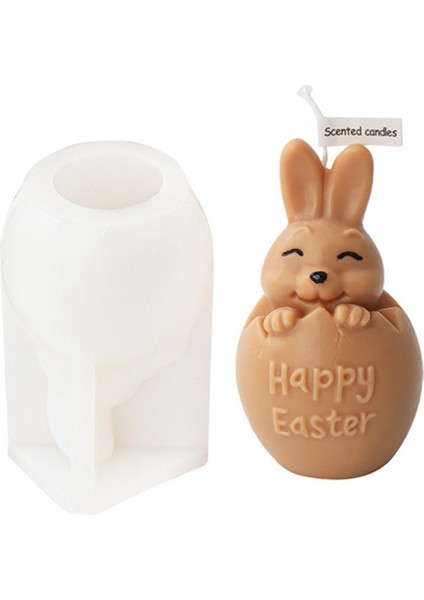 3D Yumurta Kabuğu Tavşan Silikon Mum Kalıbı (Yurt Dışından) fırsatları