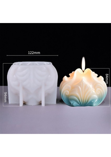 3D Kabuk Şekilli Mum Silikon Kalıp Kabuk Kek Çikolata Kalıbı A (Yurt Dışından) indirimleri