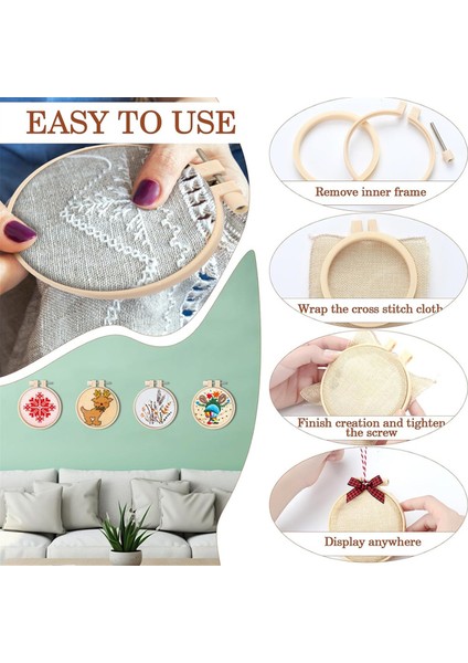 25 Parça Noel Nakış Seti Kendin Yap Noel Süsleme Seti (Yurt Dışından) indirimleri