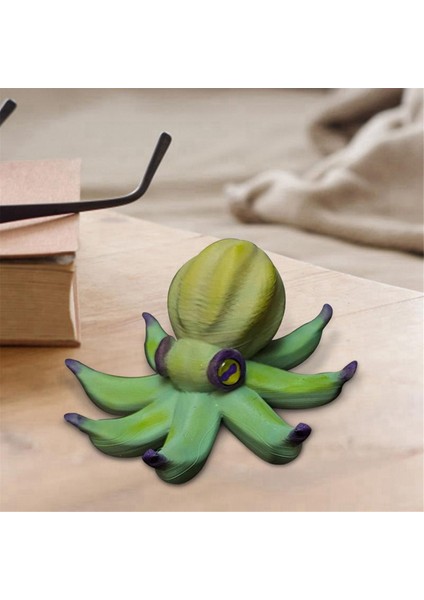 Ahtapot Heykeli Komik Muz Ahtapot Heykeli Dekoratif Sevimli Sarı (Yurt Dışından) fiyatları