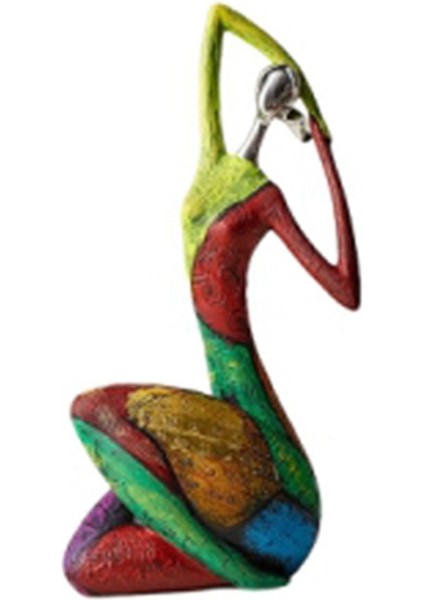 Iskandinav Tarzı Soyut Ev Dekorasyonu Figür Heykel Oturma Odası A (Yurt Dışından)