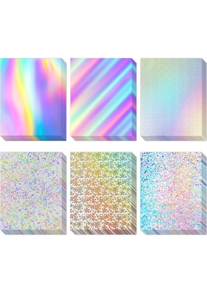 120 Yaprak Holografik Kart Stok 85 x 11 250 GSM92 Lb (Yurt Dışından)